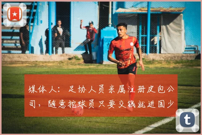 媒体人：足协人员亲属注册皮包公司，随意挖球员只要交钱就进国少